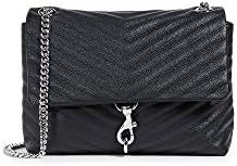 rebecca minkoff edie flap shoulder bolsa black