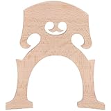 Precision Handcrafted 1/8 Cello Bridge, Maple, Enhanced Resonance And Direct Use For Superior Sound
