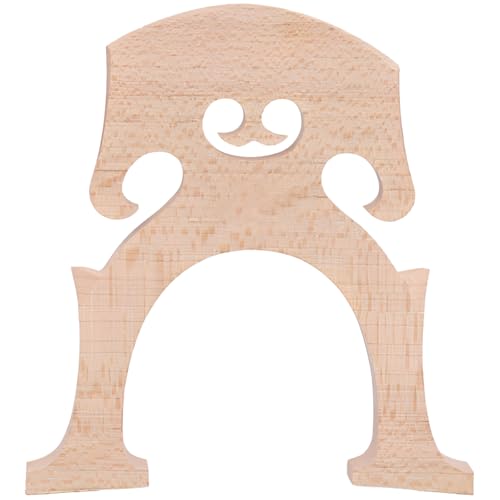Precision Handcrafted 1/8 Cello Bridge, Maple, Enhanced Resonance And Direct Use For Superior Sound