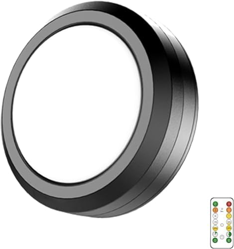 MOUJUCHI Under Cabinet Puck Lights - Battery Operated, Dimmable Touch