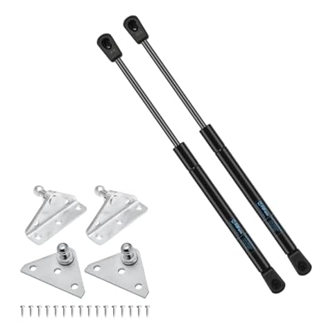 FilFom c16-09209 16 Inch 38Lb/169N Gas Struts,10MM Ball Stud Mounting Brackets for Gas Shock Spring Strut Prop Lift Support Cover