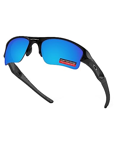 Image of PRO+ Polycarbonate Replacement Lenses & Rubber Kits /Nose Pads for Oakley Flak Series Sunglasses