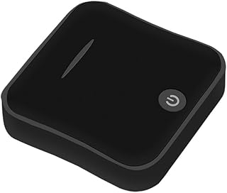 SUPVOX Adaptador De Carro Preto Sem Fio Media Player De Carro Receptor Alto-Falante Aux Music Para Adaptador De Áudio Tv Receptor Transmissor Spdif Adaptador Sem Fio