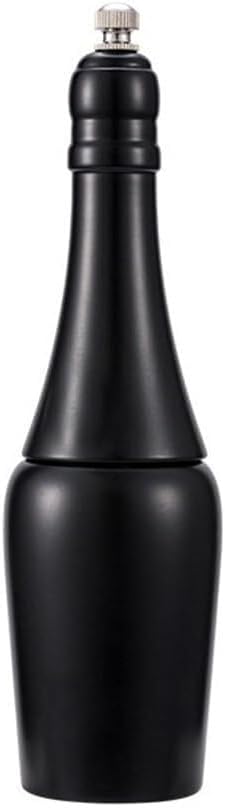 Pepper Grinder Bottle - PU Lacquer Black Seasoning Jar Kitchen Tool for Grinding Spices(White)