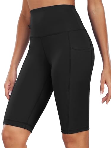 CADMUS 3/4 Pack Women Biker Compression Short Leggings for Yoga with Big Pockets2