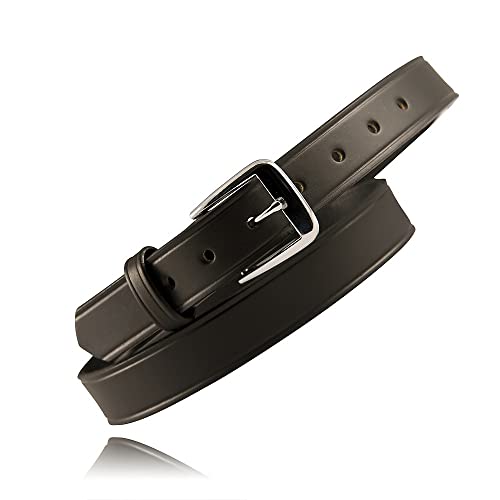Boston Leather 1-1/4" Garrison Leather Belt | Black 443