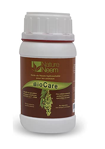 Wasserlösliches Neemöl für Tiere - 250 ml - BioCare - kaltgepresst - Bio-Zertifiziert