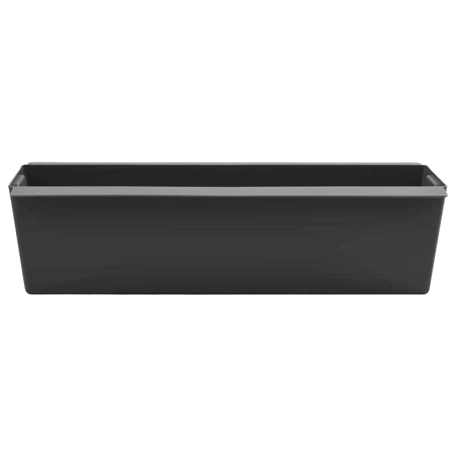 Pudełka na kwiaty, na europalety, 24 sztuki, czarne, 36 x 13 x 9 cm | polipropylen, do użytku wewnątrz i na zewnątrz, pionowy ogród, modułowa konstrukcja