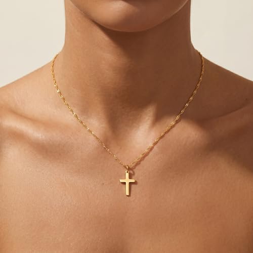 Gold Cross Necklace - image 4