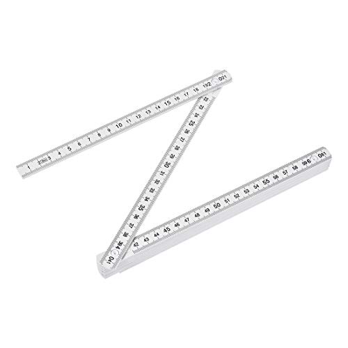 Règle pliante en ABS de 2m blanche idéale pour la rénovation de maison et mobilier - 2