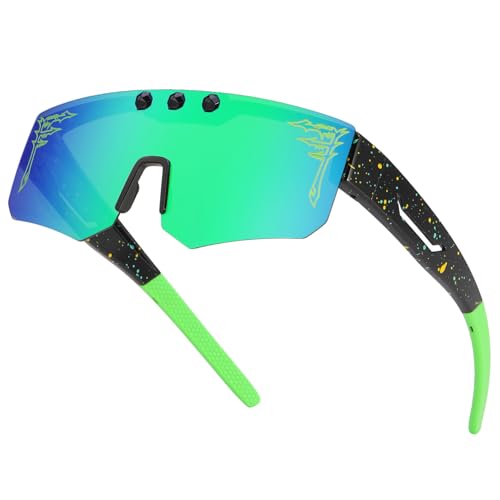 Image of ACEXPNM Polarized Fit Over Glasses Flip Up Sunglasses for Men Women, Wrap Around Goggles for Driving Cycling Fishing