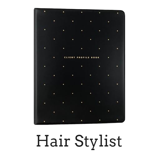 Livre de profil de clientèle pour coiffeur qui retient chaque formule