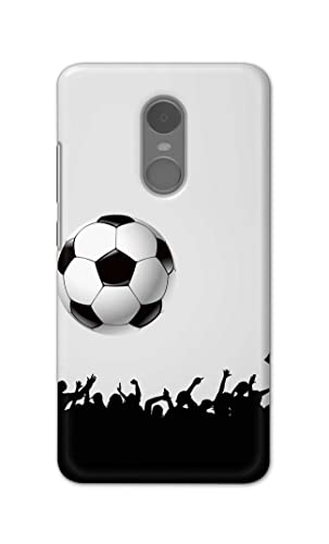 Image of Printed Hard Back Cover Case for Mi Redmi Note 4 Back Cover (Football Icon) -1302