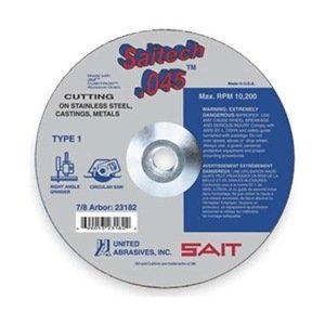 Image of Cutoff Whl, Saitech, 6in.x.045in. x7/8in.