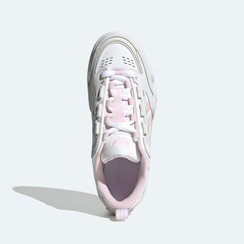 Adidas Womens ADI2000 W Low Shoes Originals Shoes - Low (Non Football), FTWWHT,ALMPNK,Crywht 9, White/Almost Pink/White4