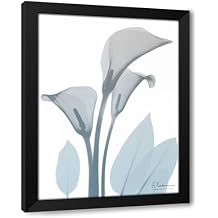 ArtDirect Serene Calla Lily Custom Framed Art Print Giclee Print or Canvas Options with Various Sizes and Customization by Koetsier, Albert