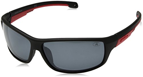 Ironman Men's Precision Wrap Sunglasses, Black, 63 mm