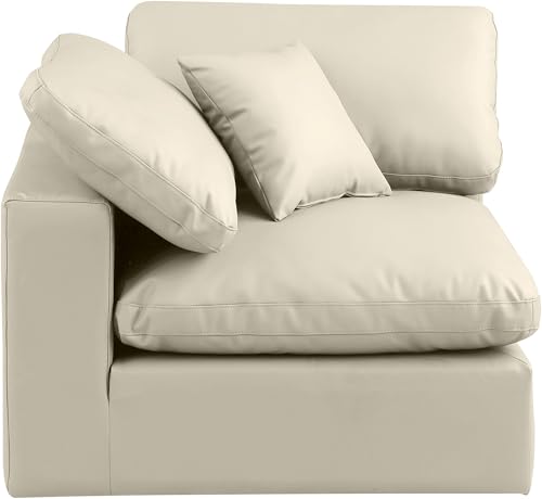 Sillón Esquinero Cremoso Piel Vegana miniatura 4