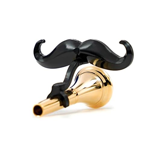 Brasstache - Clip-on Mustache for French Horn Mouthpiece