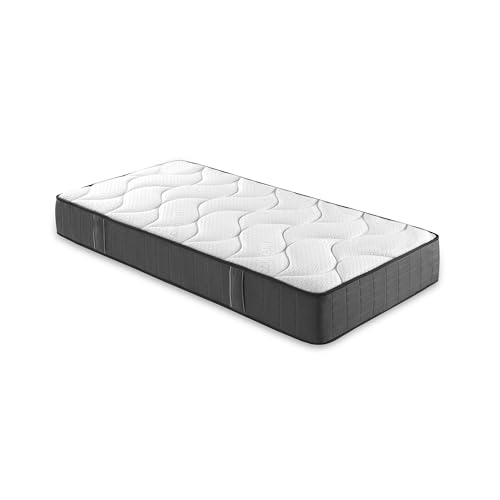 duehome | Spring Visco Premium, Colchón Viscoelastico, Colchón de Muelles Ensacados, Colchón Multicapa, Medidas: 90 cm (Ancho) x 190 cm (Largo) x 27 cm (Alto)