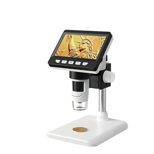 Microscope numérique 1000x portable avec éclairage 8 LED pour biologie et informatique