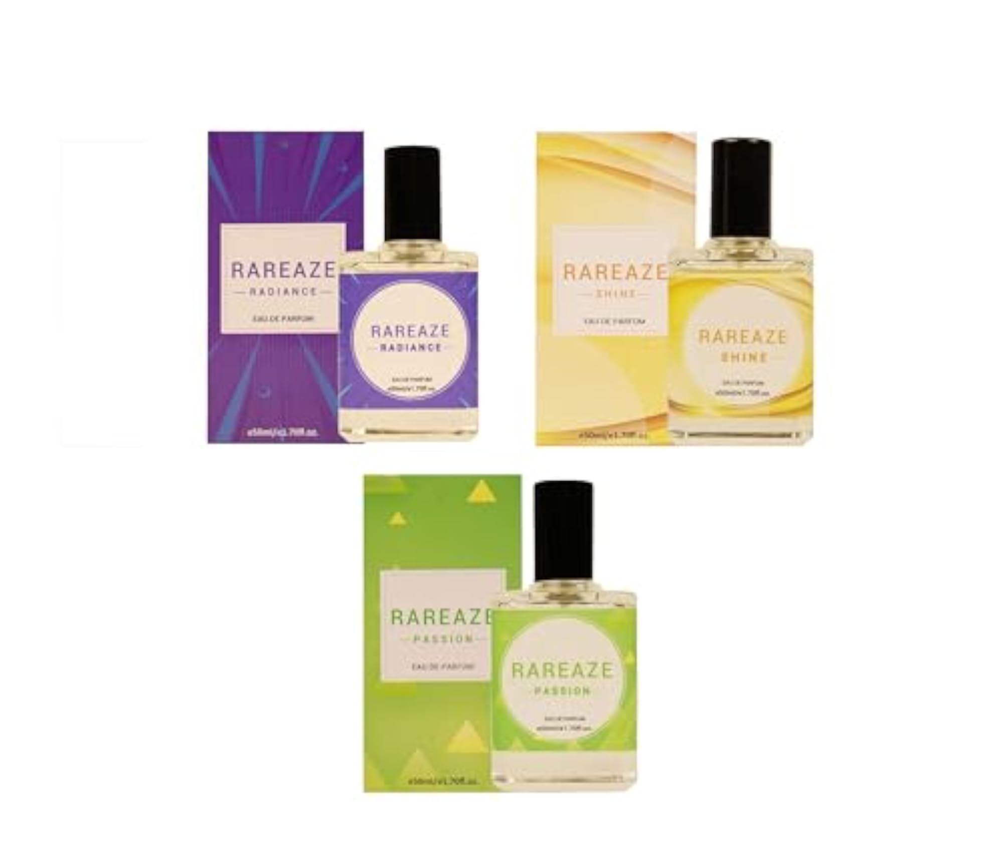 Radiance Shine Passion Eau de Parfum Combo Pack, 150ml