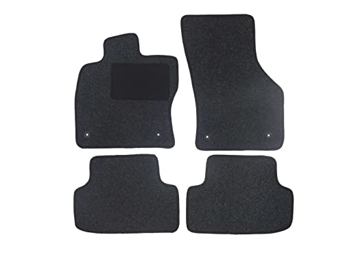Alpha-Tex Fußmatten-Set für Audi Q5, Typ 8RB (Baujahr 2008-2017), Hit anthrazit | 4-TLG |...