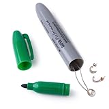 BarGifts Fake Pen Diversion Safe- Hidden Secret Compartment Safe, Realistic Marker Pen Hide Small Items Keep Your Valuables Secretly, Green (1 Pack)