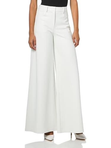 norma kamali women's elephant faux leather jeans