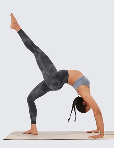 Image of CRZ YOGA Naked Feeling Leggings 25'' | Sleek, Decent Compression, Yoga, Hidden Waistband Pocket, for Women