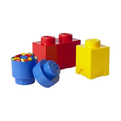 LEGO Storage Brick Multipack S, Stackable Storage Boxes, Set of 3 pcs Cover