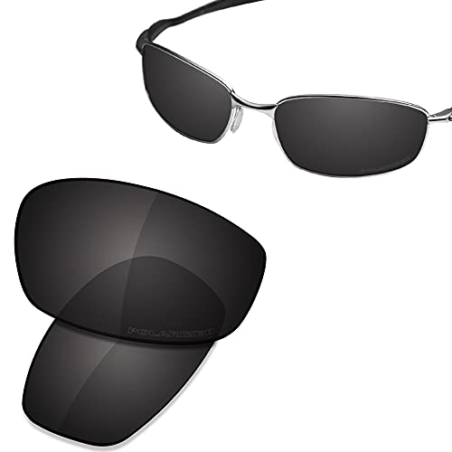 Image of SAUCER Premium Replacement Lenses for Oakley Blender OO4059-58mm Sunglasses High Definition - Carbon Black Polarized