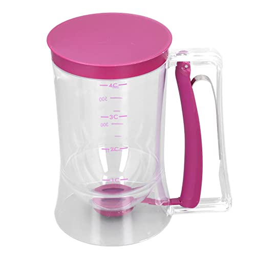 Dosificador para tortitas sin BPA, apertura ancha con mango de bloqueo – Dispensador de masa para panqueques y tortitas, accesorios para hornear cucharas de polipropileno Dosificador para tortitas sin BPA, apertura ancha con mango de bloqueo – Dispensador de masa para panqueques y tortitas, accesorios para hornear cucharas de polipropileno