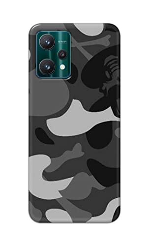 Image of Printed Hard Back Cover Case for Realme 9 Pro 5G Back Cover (Army Pattern) -702