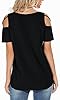 NILOUFO Womens Casual Summer Shirts Short Sleeve C... #3