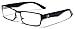 Men's Women's Rectangle Clear Lens Sunglasses RX Optical Eye Glasses