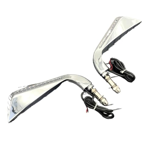 Rétroviseurs pour Dyna Softail moto avec clignotant LED dynamique custom pas cher