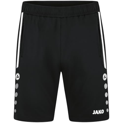 JAKO Pantaloncini da Allenamento Allround Pantaloni Corti, Nero, L Uomo