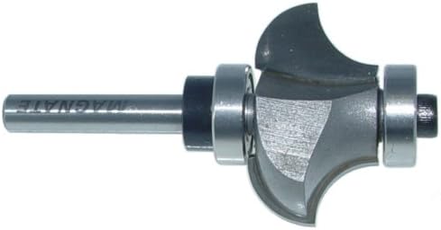 Magnate 1289 Matching Corner Round/Cove Router Bit - 3/8" Radius; 1/4" Shank Diameter