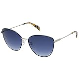 TOUS Women's Sunglasses, Shiny Light Gold W/Coloured Parts, 30