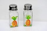 Pineapple Hand Painted Salt and Pepper Shaker Set