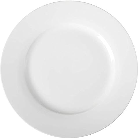 Juego de 6 platos llanos de porcelana sin BPA de Amazon Basics Cover