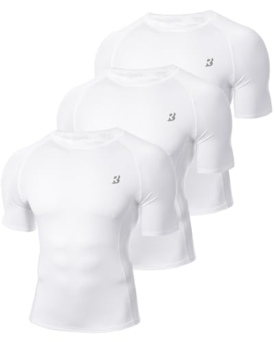 Roadbox Mens Compression Shirt Short Sleeve