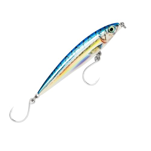 Rapala - X-Rap Long Cast Shallow Angelköder - Angelzubehör - Salzwasser Spinnköder für Raubfische - Lauftiefe 0.3-0.6m - Fischköder 14cm, 53g - Hergestellt in Estland - Blue Mackerel