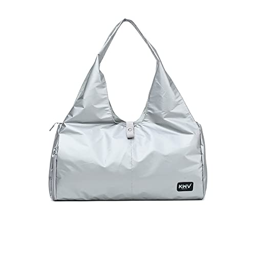 Bolsa de hombro deportiva unisex de 48x24x20cm con bolsillo separado para zapatos