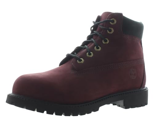 Image of Timberland Premium PS Girls Shoes Size 3, Color: Burgundy-Black