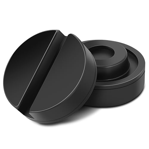 Auto Dynasty 2pcs Floor Jack Rubber Pad Universal Jack Pad Adapter Slotted Frame Rail Protector Pads for Floor Jack, Trolley Jack, Vehicle Lift and Axle Stand, 2.48