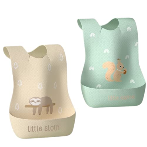 40 Pack Disposable Baby Bibs, Baby Travel Essential, Toddler Travel Bib, Feeding Bibs, Food Catcher, Leak proof