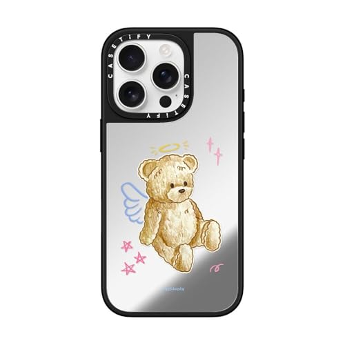 Coque miroir argent iPhone 16 Pro CASETiFY luxe et résistance aux chocs MagSafe