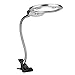 Produktbild Qkiss Lupenleuchte Tattoo Vergrößerungslampe, Clip Clamp Flexible Lupe Einstellbare LED Schreibtischlampe, Schmuck Uhr Repair Tool